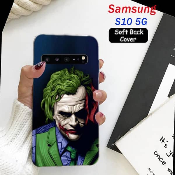 Samsung S10 5G Back Cover – Joker Design Soft Silicone Case
