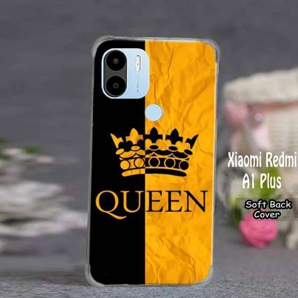 Xiaomi Redmi A1 Plus Back Cover: Queen Soft Mobile Design Silicone Case