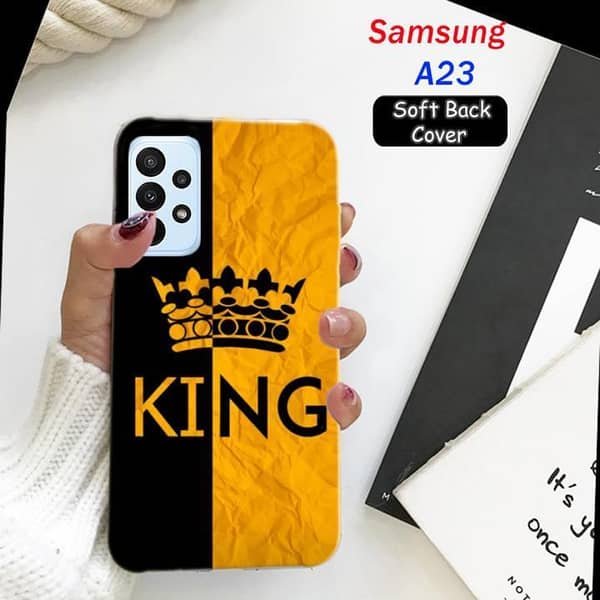 King Design Soft Silicone Back Cover for Samsung A23