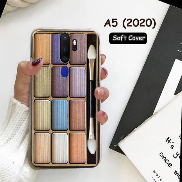 Oppo A5 2020 Back Cover - Makeup Design Soft Silicone Case