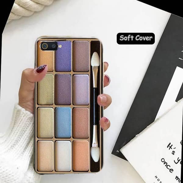 Realme C2 Back Cover – Makeup Design Soft Silicone Case