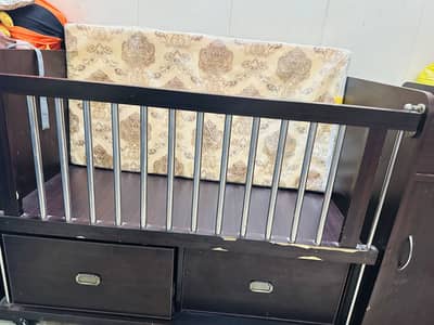 Baby Cot with New mattress