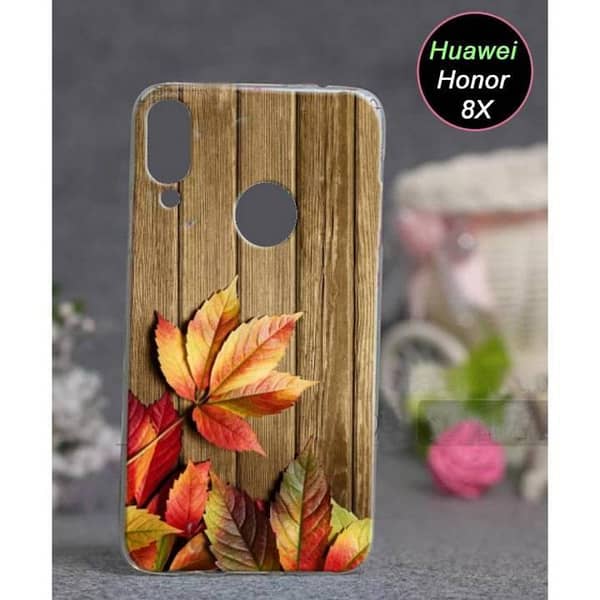 Huawei Honor 8X Back Cover - Print Design Soft Silicone Case