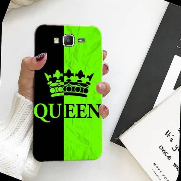 Samsung Grand Prime Back Cover: Queen Design Soft Silicone Case