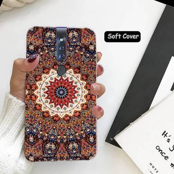 Oppo F11 Pro Back Cover - Floral Soft Silicone Case