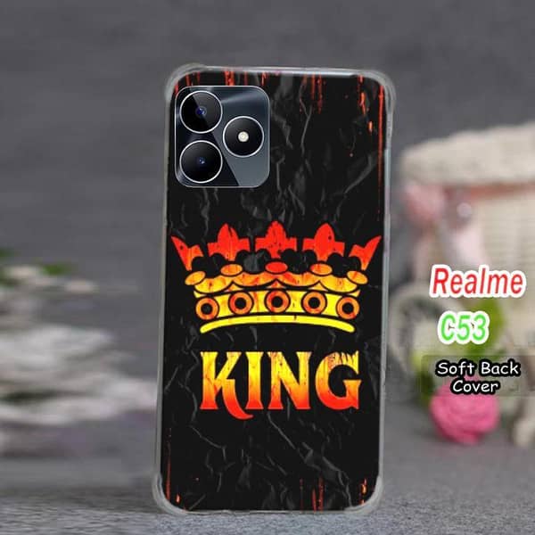 Realme C53 Back Cover - Black Soft Silicone Case