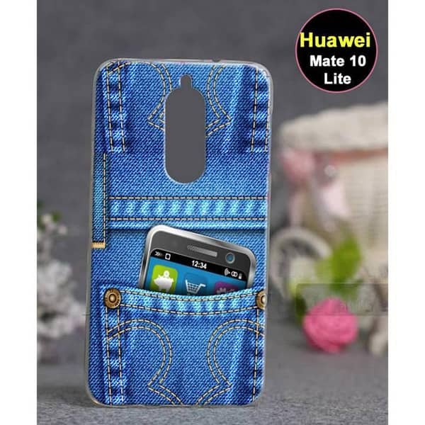Huawei Mate 10 Lite Back Cover – Print Design Soft Silicone Case