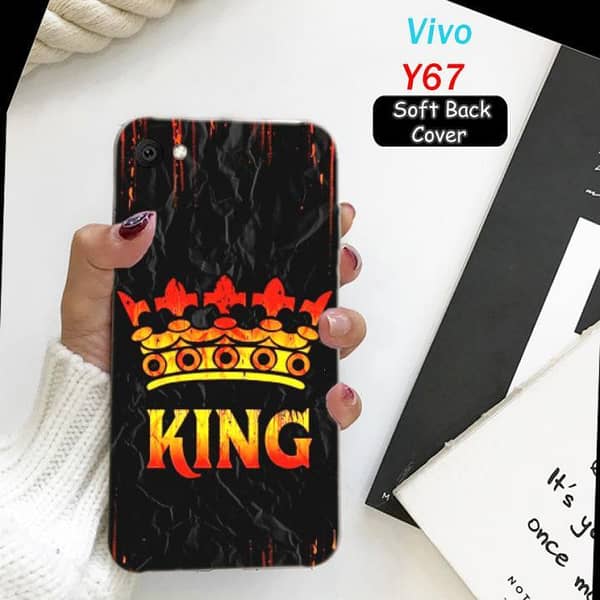Vivo Y67 Back Cover: Soft Silicone Case with Boys Design