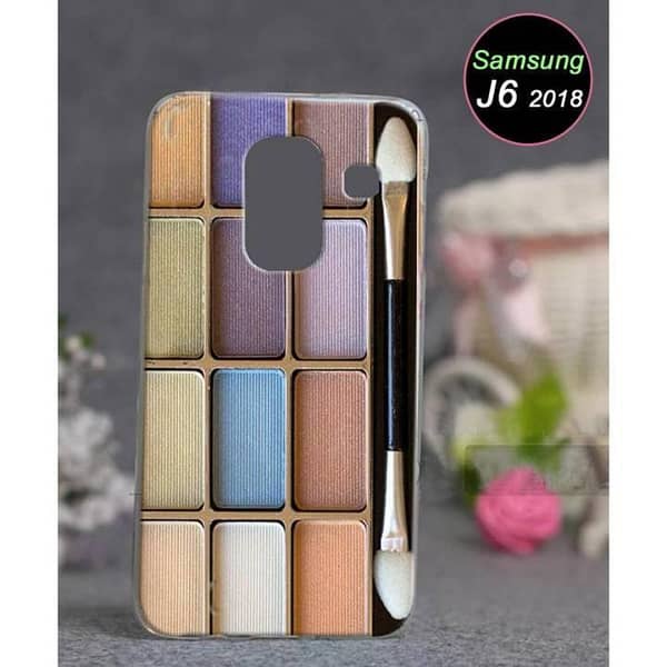 Samsung Galaxy J6 (2018) Back Cover - Makeup Design Soft Silicone Case