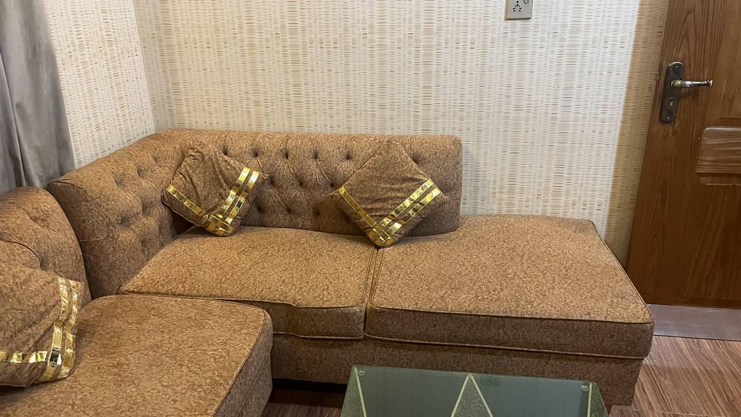 L SHAPE SOFA 1