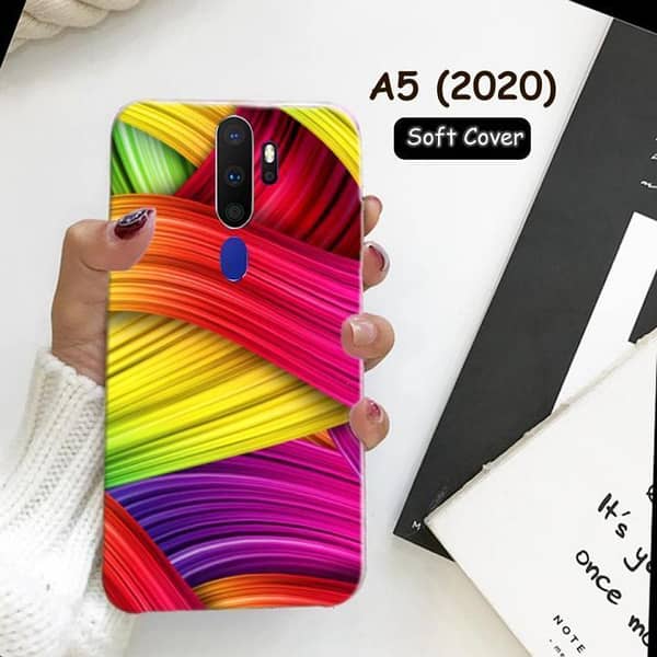 Oppo A5 2020 Back Cover - Art Design Soft Silicone Case