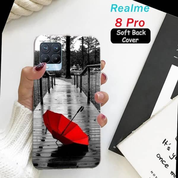 Realme 8 Pro Back Cover – Rain Design Soft Silicone Case