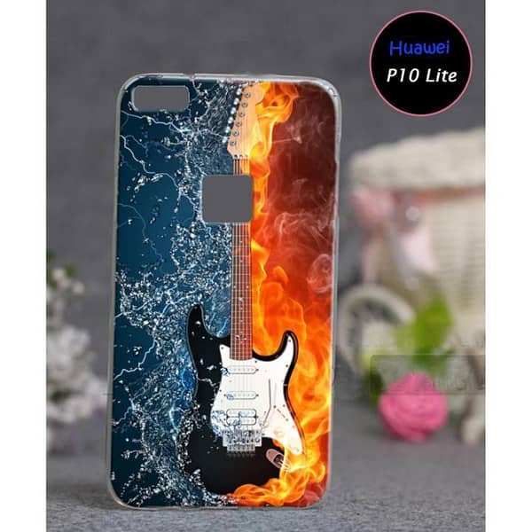 Huawei P10 Lite Back Cover - Guitar Design Soft Silicone Case