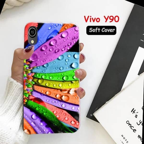 Vivo Y90 Back Cover: Art Design Soft Silicone Case