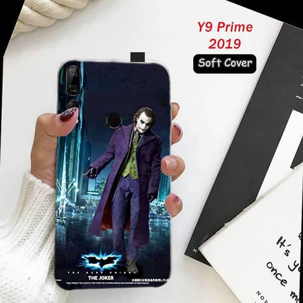 Huawei Y9 Prime 2019 Back Cover - Joker Design Soft Silicone Case