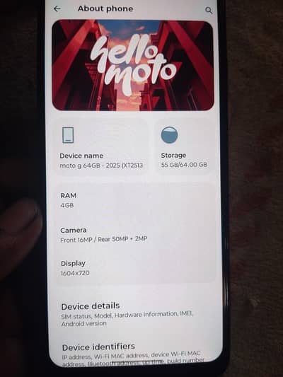 moto g 5