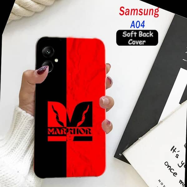 Samsung A04 Back Cover by Markhor Design: Soft Silicone Case