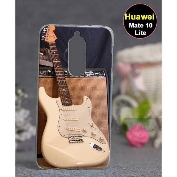 Huawei Mate 10 Lite Back Cover — Guitar Design Soft Silicone Case