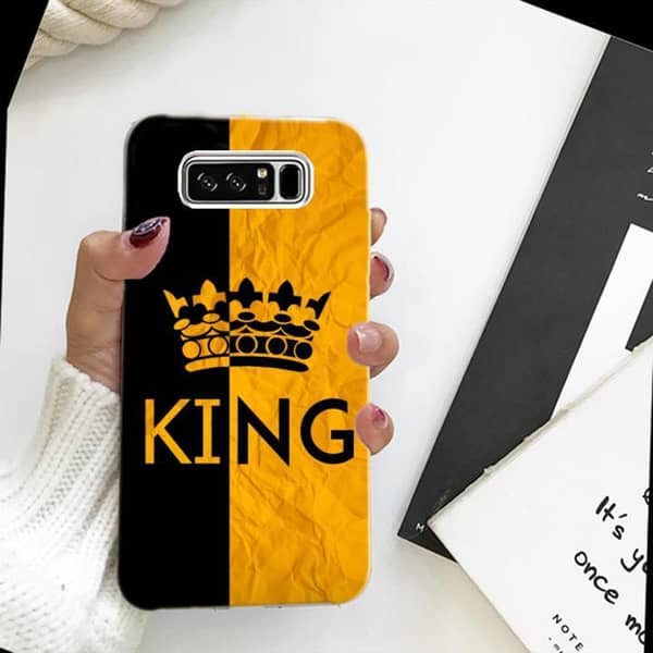 King Design Soft Silicone Back Cover for Samsung Galaxy Note 8