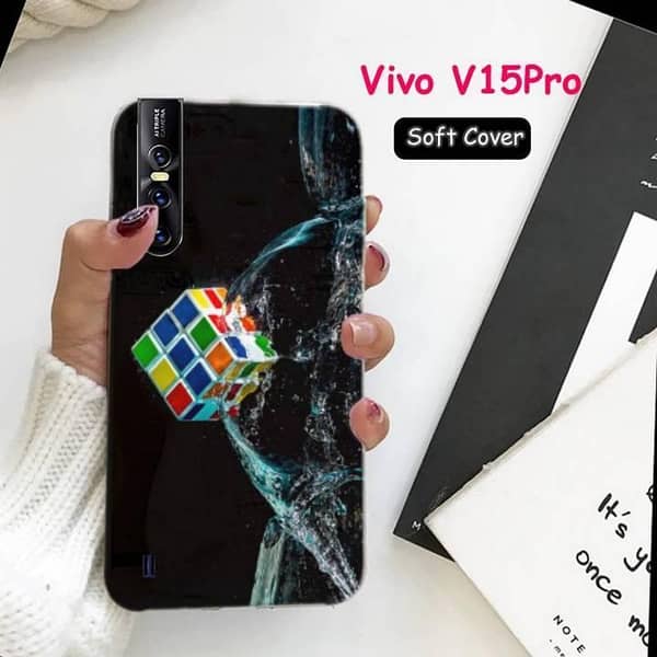 Vivo V15 Pro Back Cover - Art Design Soft Silicone Case