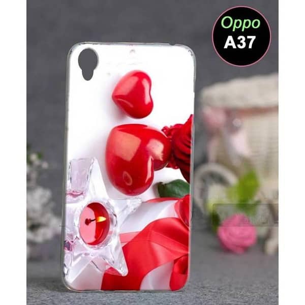 Oppo A37 Back Cover – Love Design Soft Silicon Case