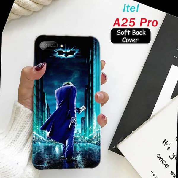 Itel A25 Pro Back Cover — Joker Design Soft Silicone Case