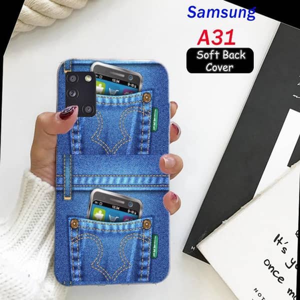 Samsung A31 Print Design Soft Silicone Back Cover
