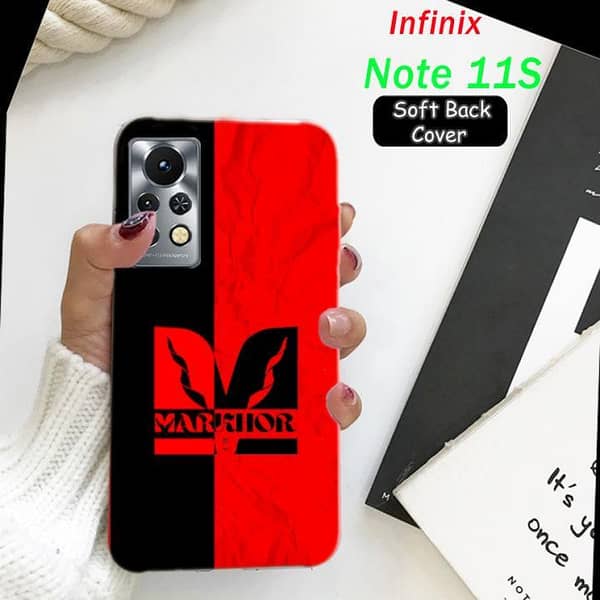 Infinix Note 11S Back Cover with Markhor Design – Soft Silicone Case
