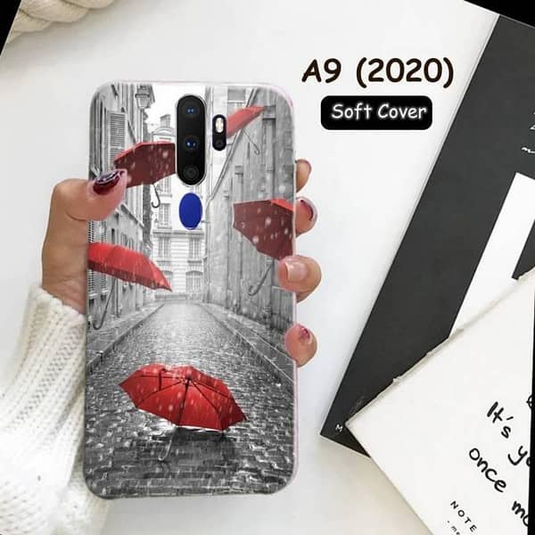 Oppo A9 2020 Back Cover: Rain Design Soft Silicone Case