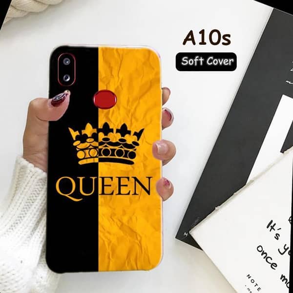 Queen Design Soft Silicone Back Cover for Samsung A10S