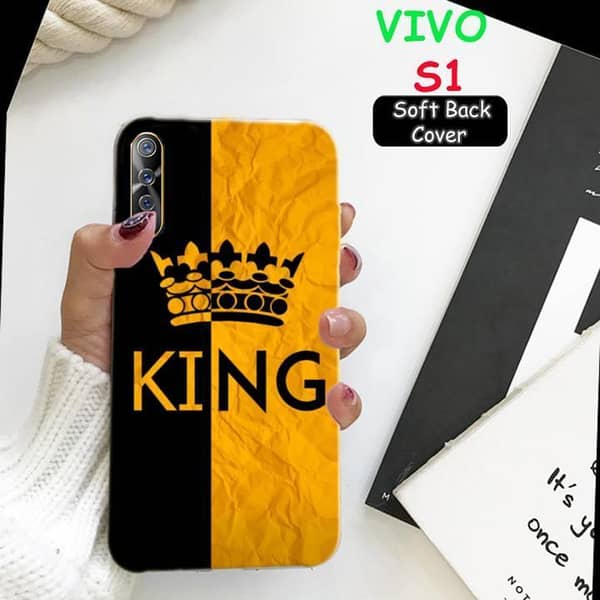 Vivo S1 Back Cover by King Design — Soft Silicone Case