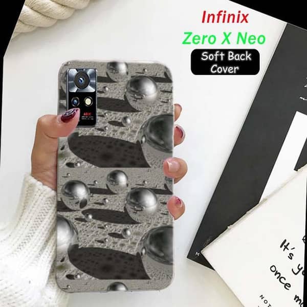 Infinix Zero X Neo Back Cover: Balls Design Soft Silicone Case