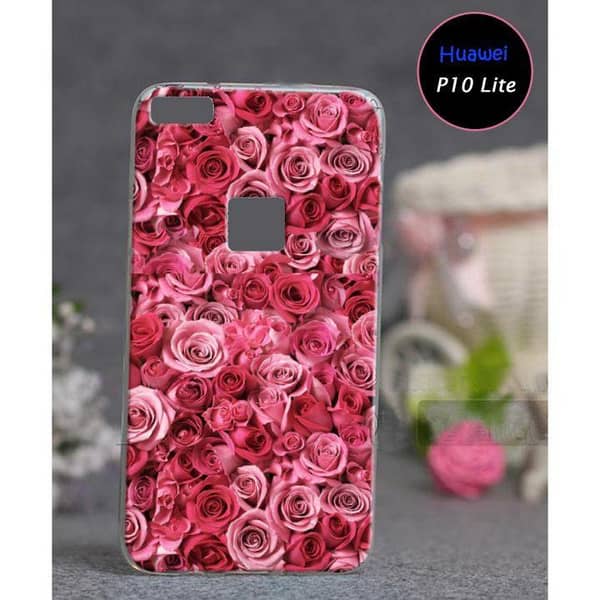 Huawei P10 Lite Floral Silicone Back Cover