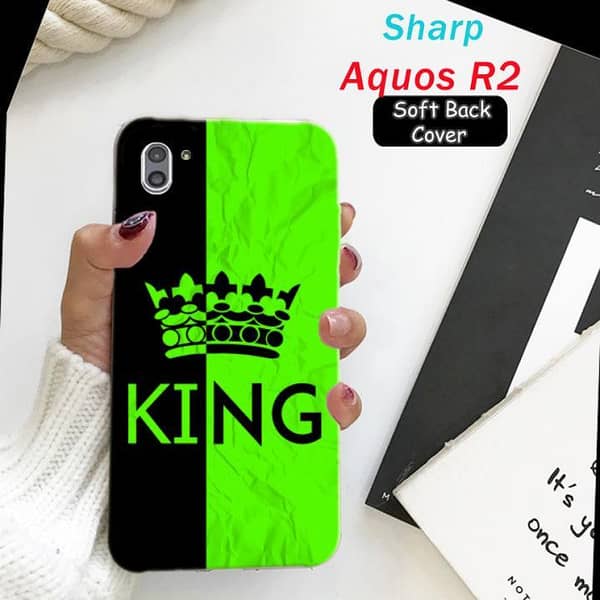 Sharp Aquos R2 King Soft Silicone Back Cover – Green