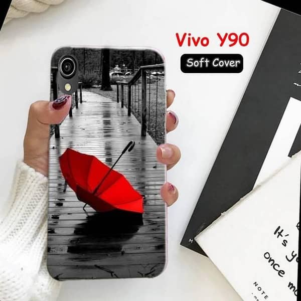 Vivo Y90 Back Cover – Rain Design Soft Silicone Case