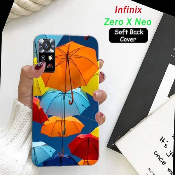 Infinix Zero X Neo Back Cover – Rain Design Soft Silicone Case