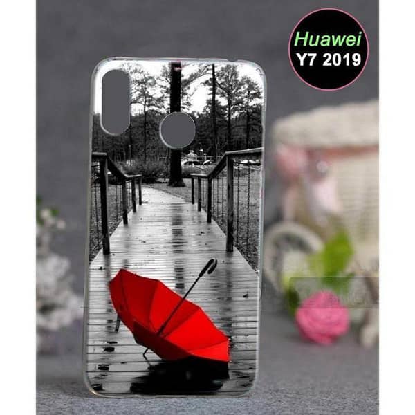 Huawei Y7 Prime 2019 Back Cover: Rain Design Soft Silicone Case