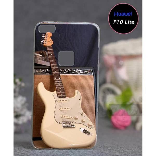 Huawei P10 Lite Back Cover: Guitar Design Soft Silicone Case