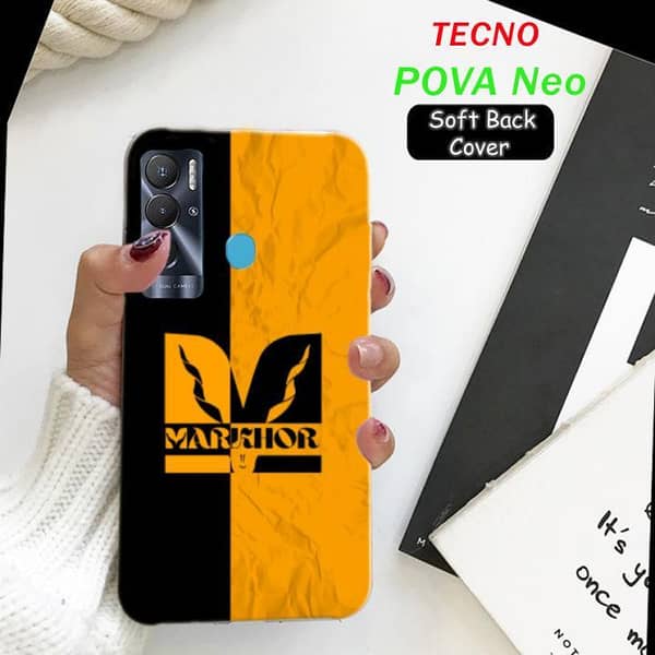 Tecno Pova Neo Back Cover: Markhor Design Soft Silicone Case