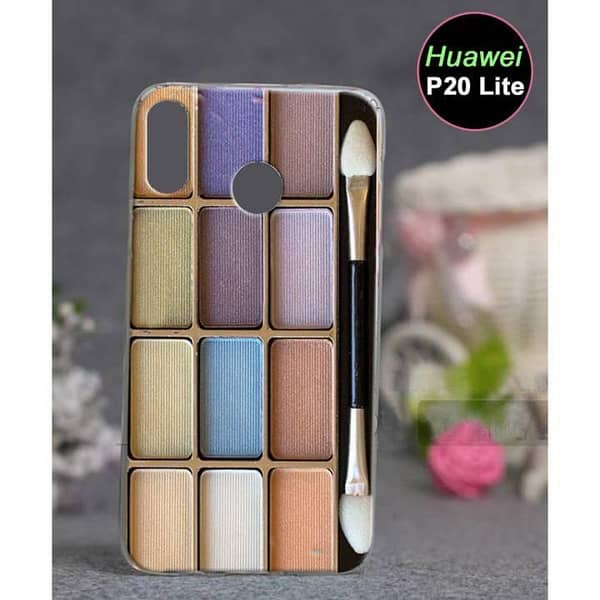 Huawei P20 Lite Back Cover: Makeup Design Soft Silicone Case