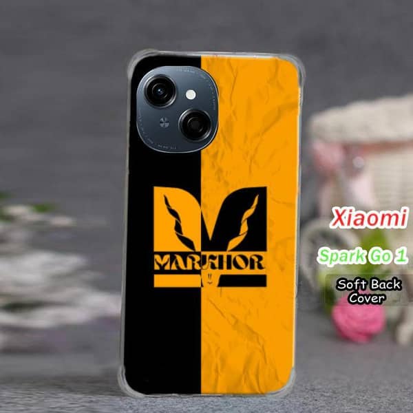 Tecno Spark Go 1 Back Cover - Yellow Soft Silicone Case