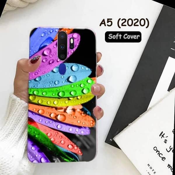 Oppo A5 2020 Art Design Soft Silicone Back Cover