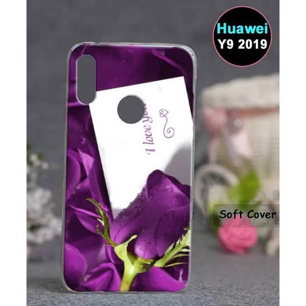 Huawei Y9 (2019) Back Cover - Love Design Soft Silicone Case