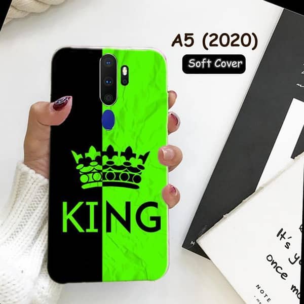 Oppo A5 2020 Back Cover – King Design Soft Silicone Case