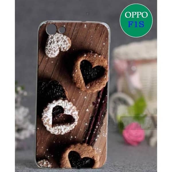 Oppo F1S Back Cover: Chocolate Design Soft Silicone Case