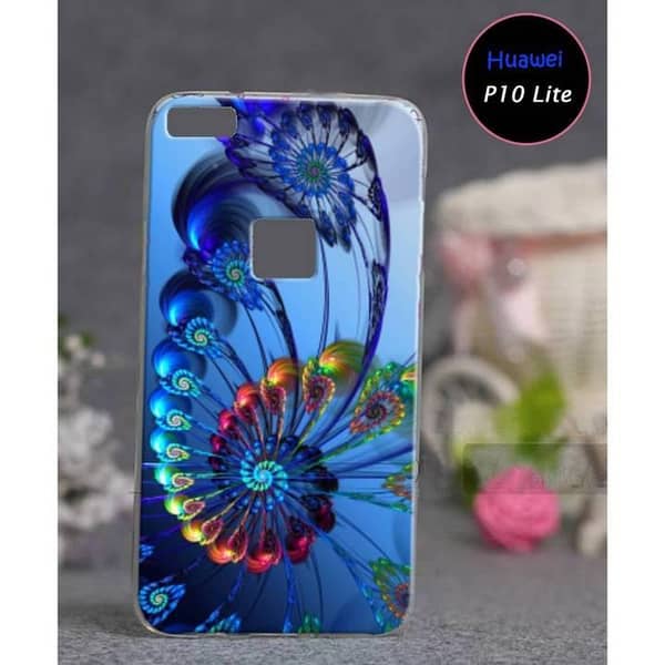 Huawei P10 Lite Back Cover: Floral Soft Silicone Case