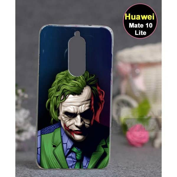 Huawei Mate 10 Lite Back Cover - Joker Design Soft Silicone Case
