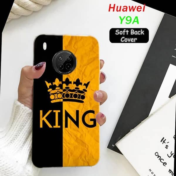 Huawei Y9A Back Cover by King Design: Soft Silicone Case