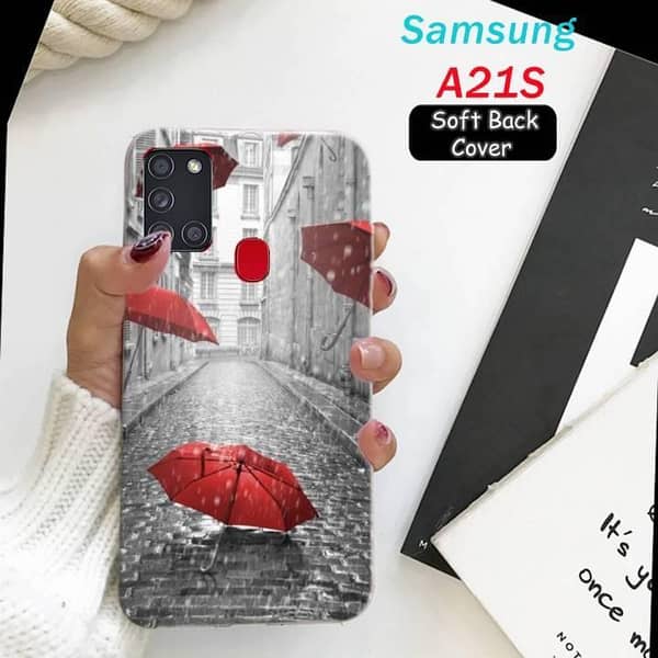 Samsung A21S Rain Design Soft Silicone Back Cover