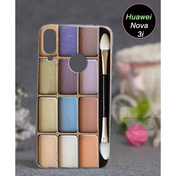 Huawei Nova 3i Back Cover - Makeup Design Soft Silicone Case